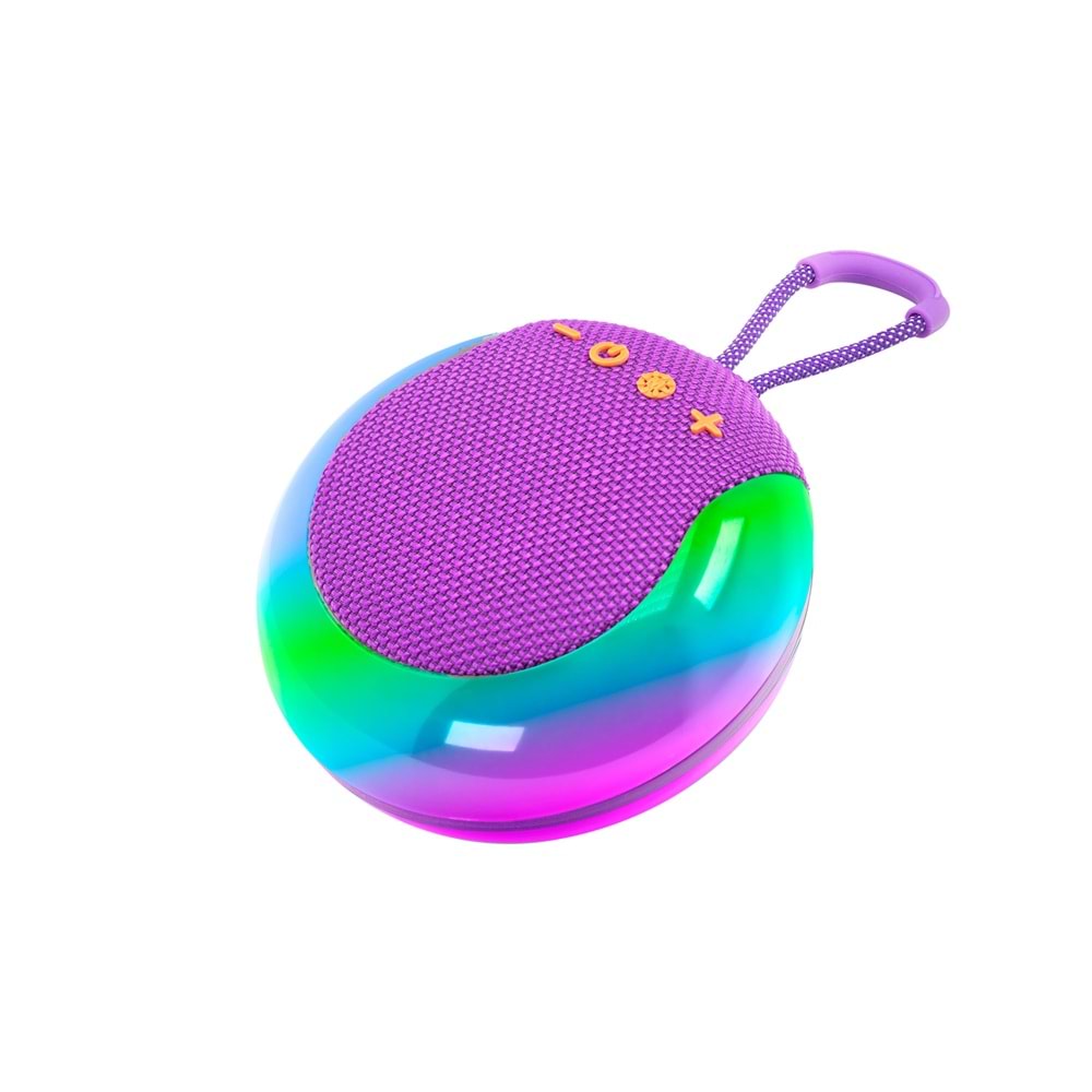 HADRON BS26 Bluetooth Mini Hoparlör 5W FM Radyo USB TF RGB