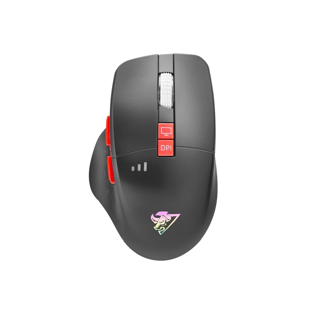 HADRON G390 Şarjlı Kablosuz Sessiz RGB Gaming Mouse 2.4 GHz 1600 DPI Siyah