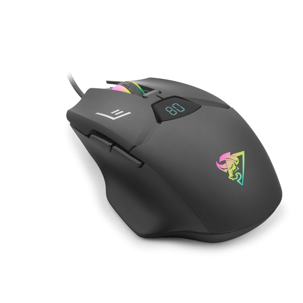 HADRON G400 Dual Mode Sessiz RGB Gaming Mouse 2.4 GHz Bluetooth 1600 DPI Siyah