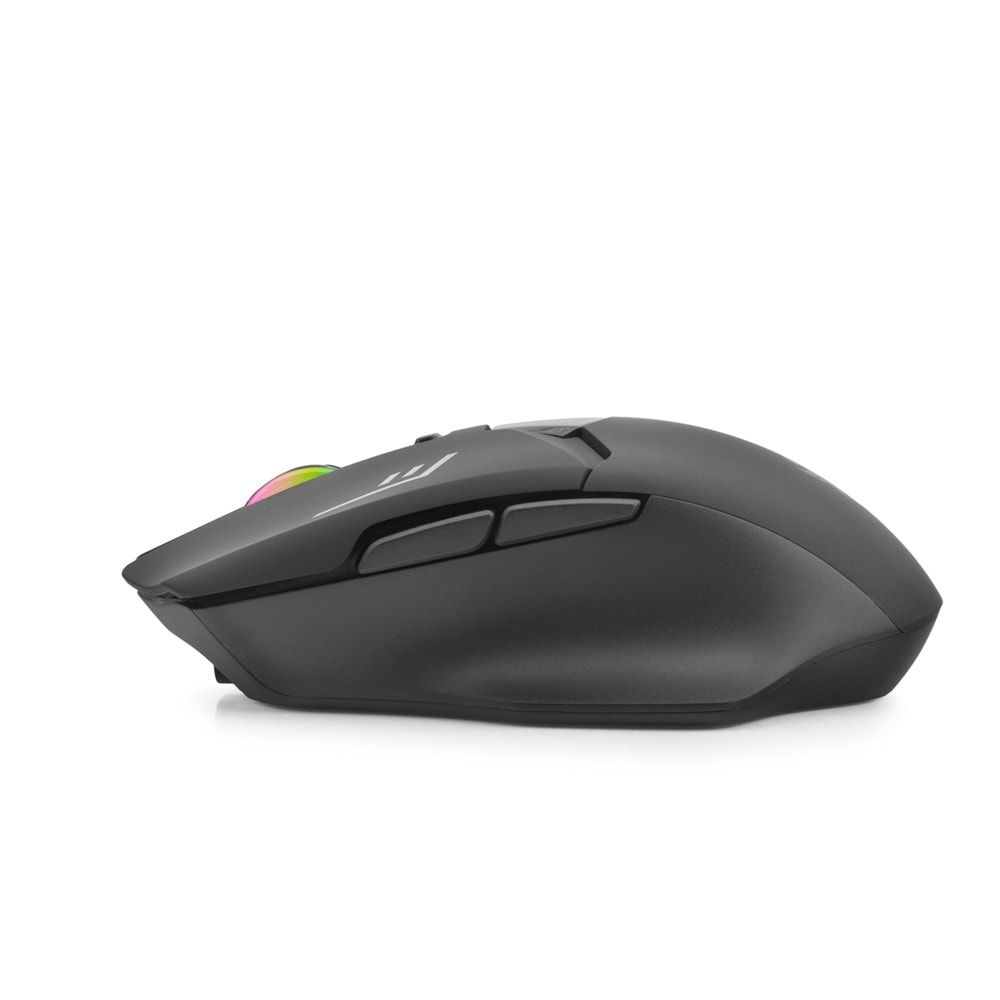 HADRON G400 Dual Mode Sessiz RGB Gaming Mouse 2.4 GHz Bluetooth 1600 DPI Siyah