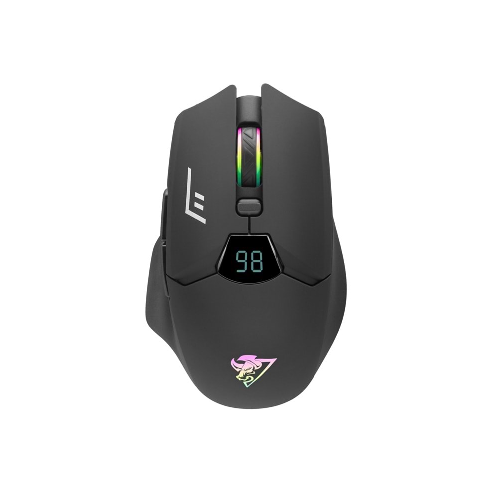 HADRON G400 Dual Mode Sessiz RGB Gaming Mouse 2.4 GHz Bluetooth 1600 DPI Siyah