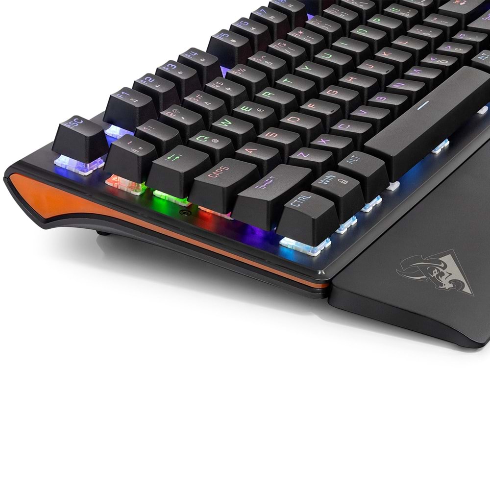 HADRON G605 Mekanik Gaming Klavye Blue Switch Bilek Destekli RGB 104 Tuş Siyah