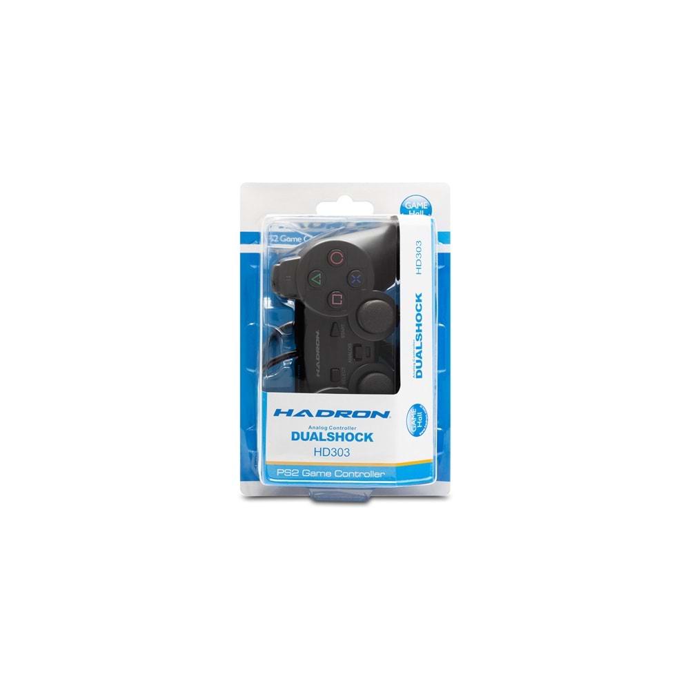 HADRON HD303 PS2 Uyumlu Kablolu GamePad Oyun Kolu Siyah