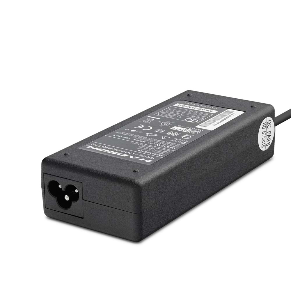 HADRON HD719 Laptop Adaptörü 90W 19V 4.74A 5.5x1.7 mm Siyah