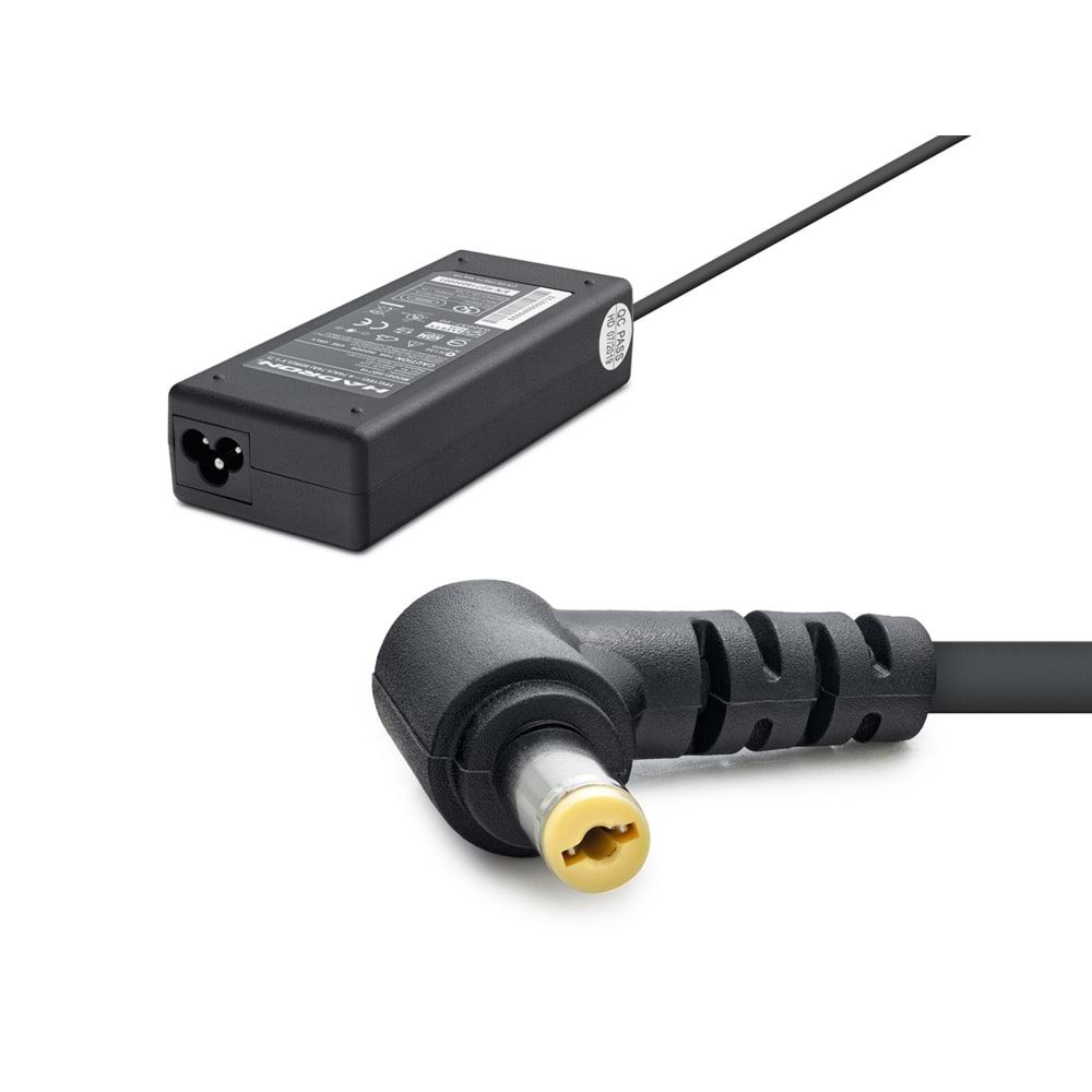 HADRON HD720 Laptop Adaptörü 65W 19V 3.42A 5.5x1.7 mm Siyah