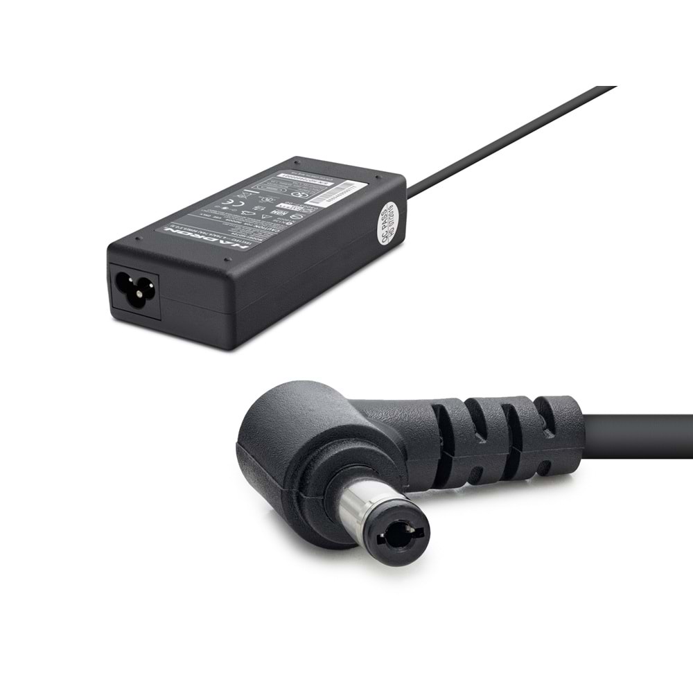 HADRON HD724 Laptop Adaptörü 90W 19V 4.74A 5.5x2.5 mm Siyah