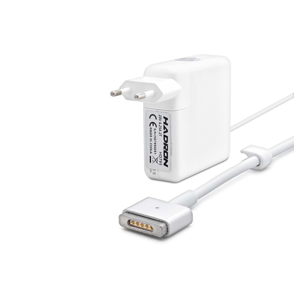 HADRON HD795 Laptop Adaptörü 85W 20V 4.25A T Tip Beyaz