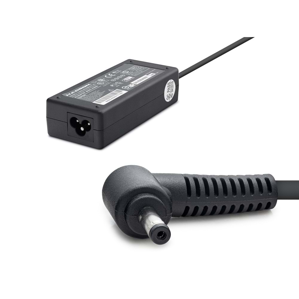 HADRON HD8804 Laptop Adaptörü 65W 19V 3.42A 4.0x1.35 mm Siyah