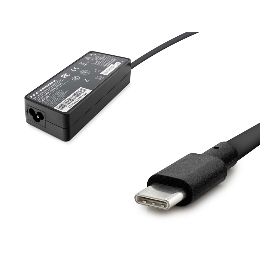 HADRON HD8870 Laptop Adaptörü 90W 20V 4.5A Type-C Siyah