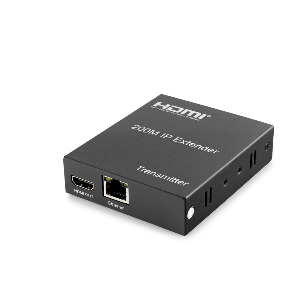 HADRON HDX1349 HDMI IP Extender IR 1080p 60 Hz 200 m Siyah
