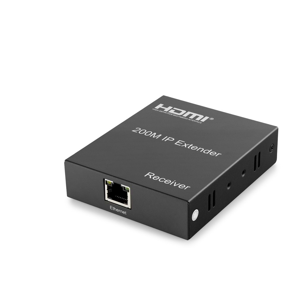HADRON HDX1349 HDMI IP Extender IR 1080p 60 Hz 200 m Siyah