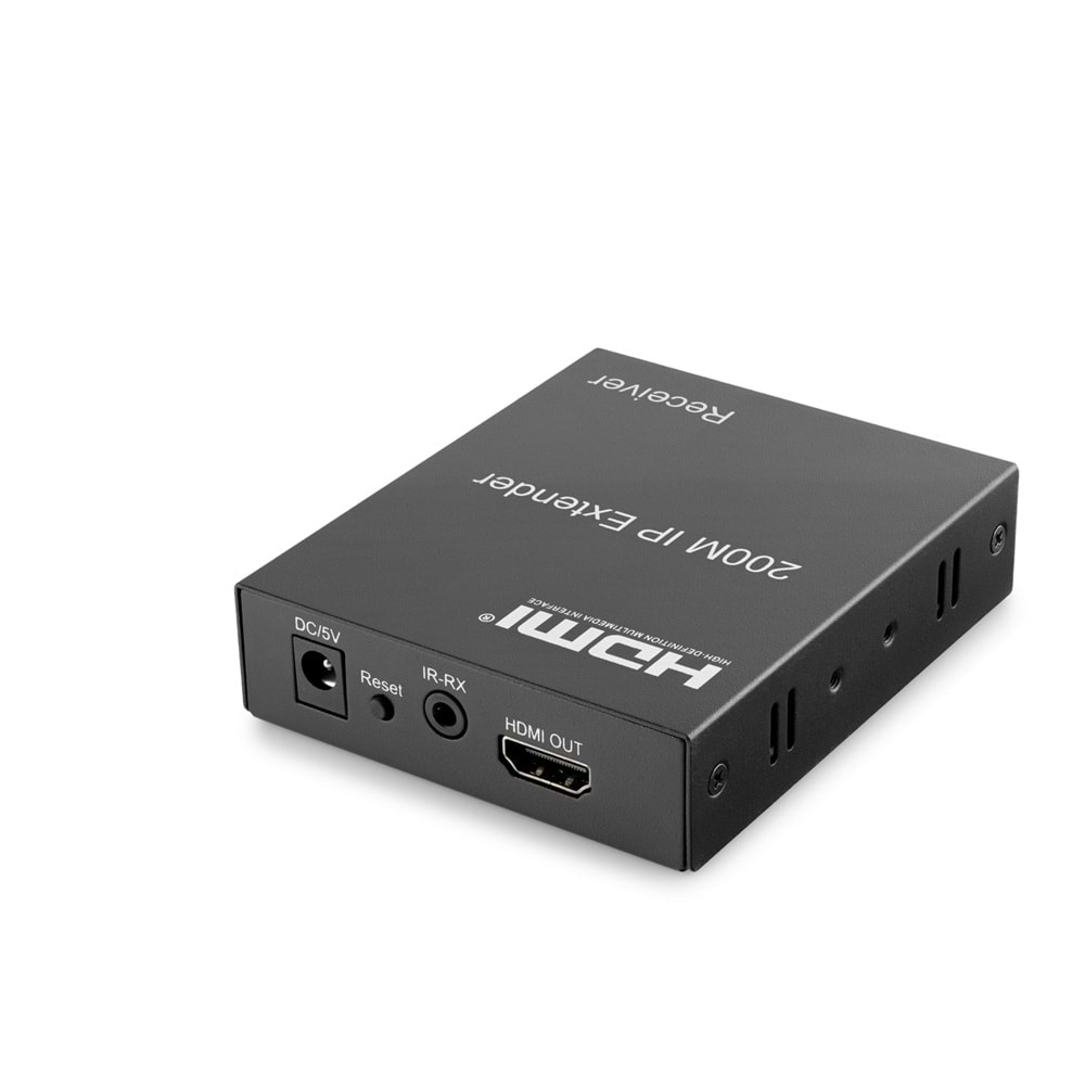 HADRON HDX1349 HDMI IP Extender IR 1080p 60 Hz 200 m Siyah