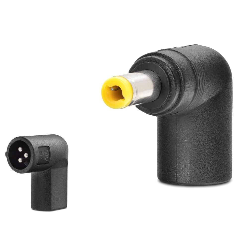HADRON HDX1402 DC Jack Dönüştürücü 5.5x2.5 mm Siyah