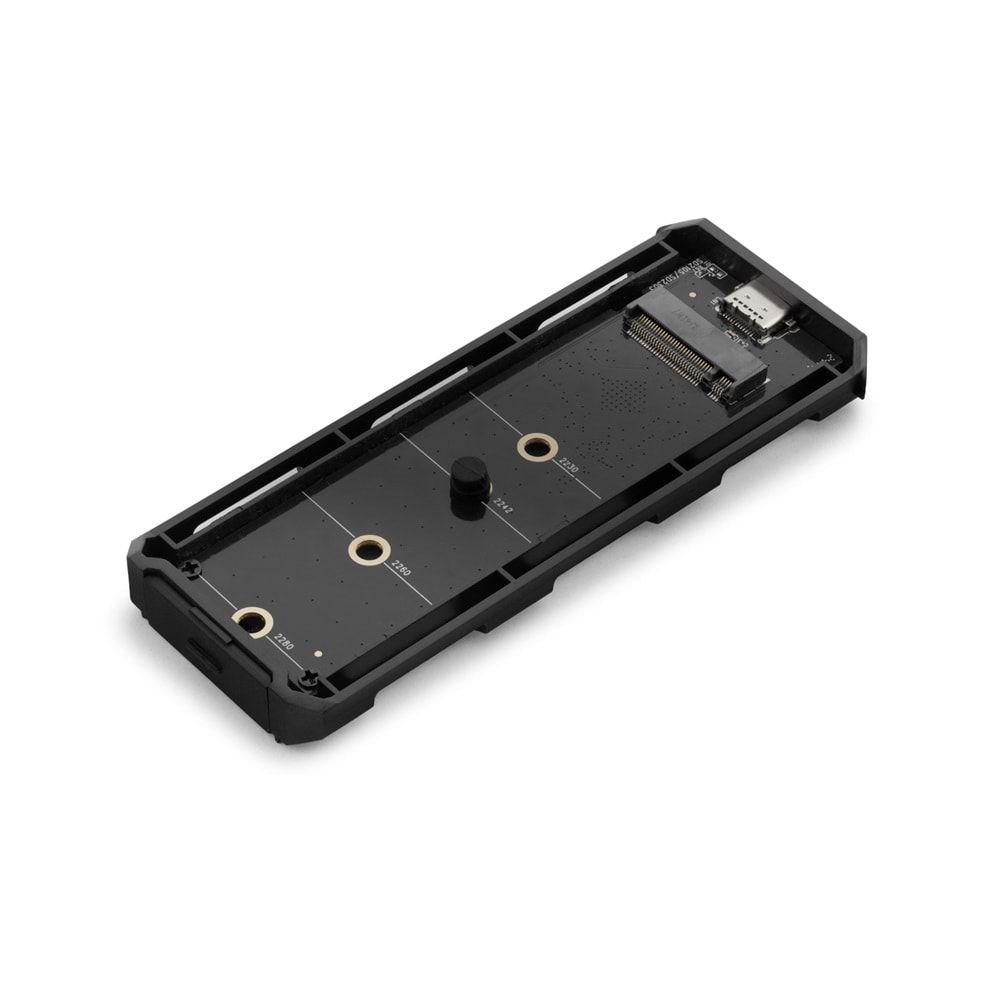 HADRON HDX1775 M.2 NVMe Harici SSD Kutusu USB Type-C 10 Gbps RGB Siyah