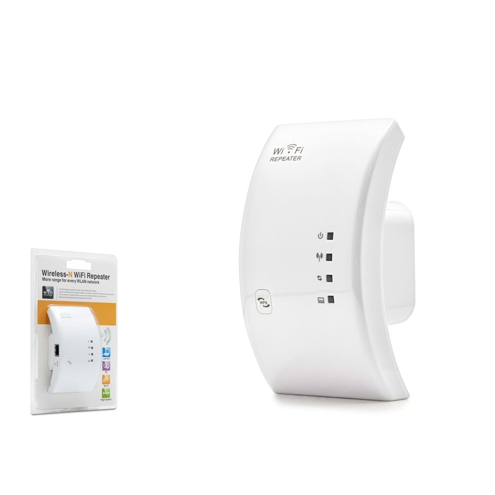 HADRON HDX2451 WiFi Repeater 300 Mbps 2.4 GHz Beyaz