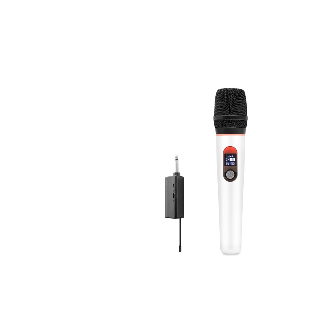 HADRON HDX2790 UHF Kablosuz Mikrofon 6.35 mm Siyah