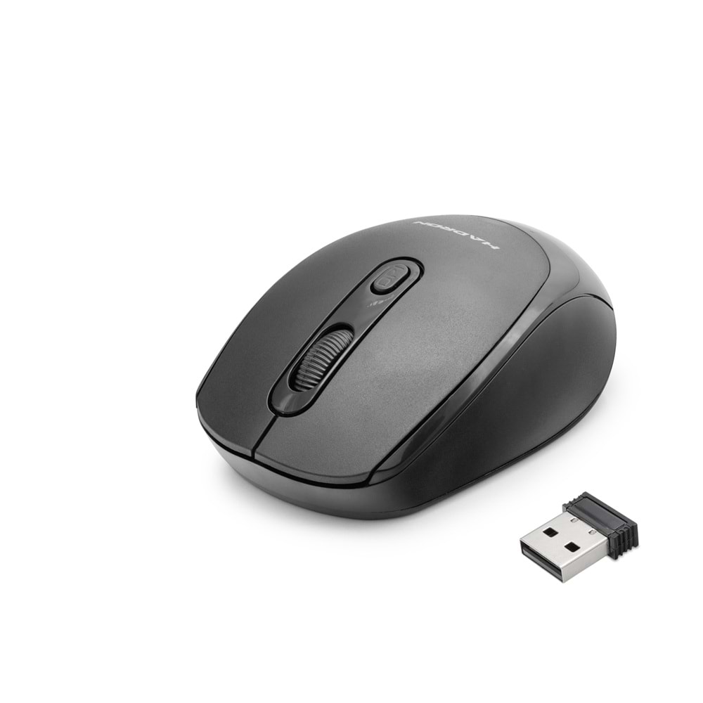 HADRON HDX3406 Kablosuz Mouse 2.4 GHz 1600 DPI Siyah