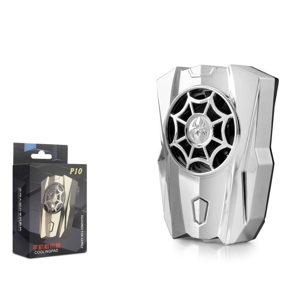 HADRON HDX4387 Klipsli Bataryalı Telefon Soğutucu Fan Gri