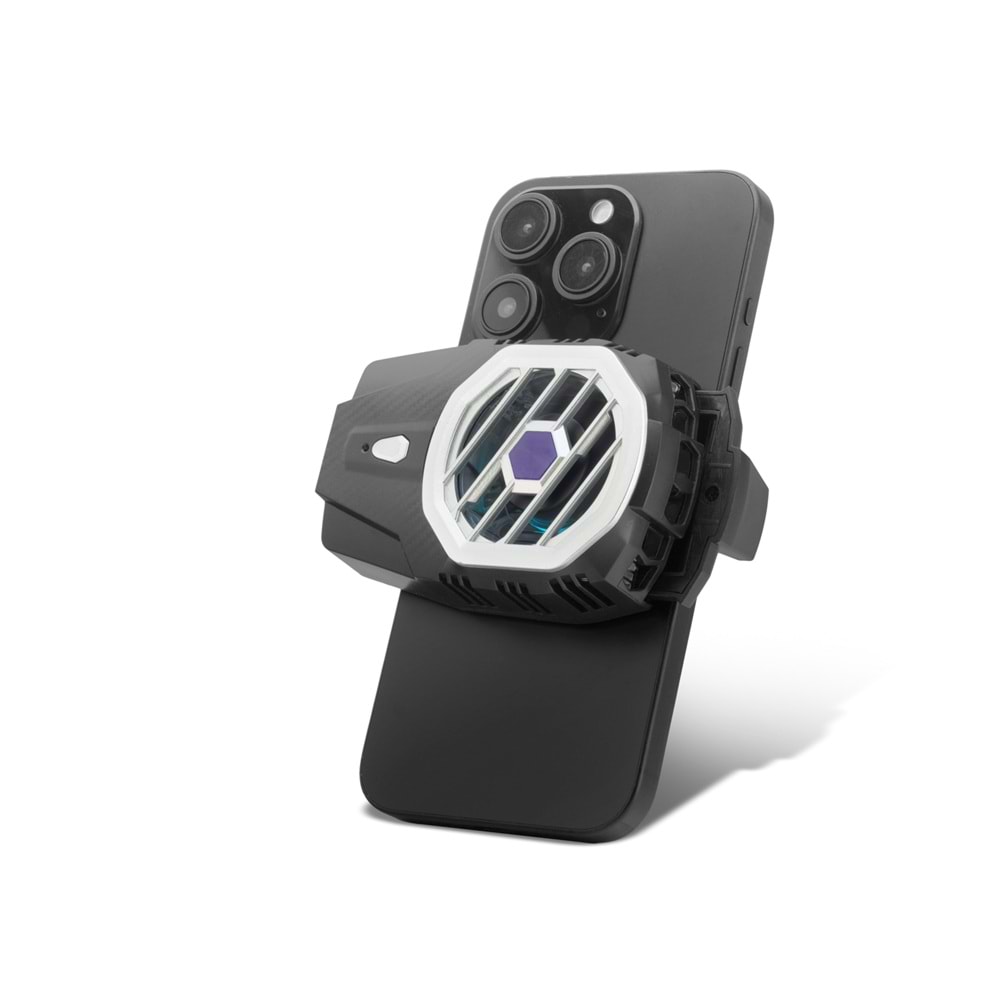 HADRON HDX4393 Klipsli Bataryalı Telefon Soğutucu Fan Siyah