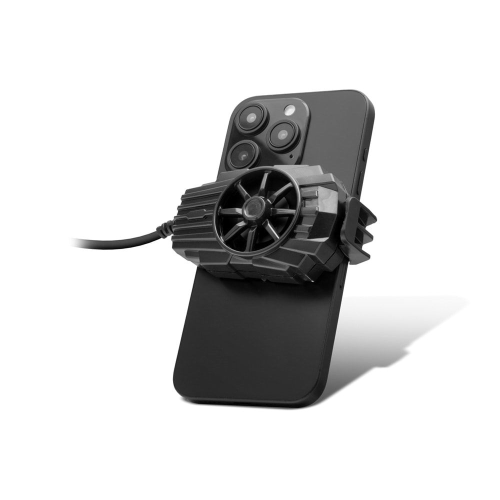 HADRON HDX4603 Klipsli Telefon Soğutucu Fan LED Siyah