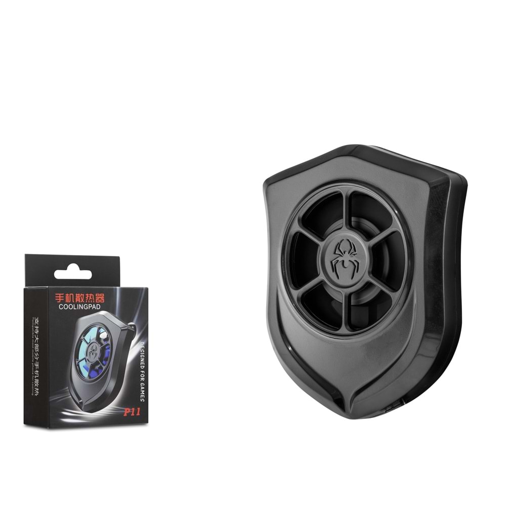 HADRON HDX4604 Telefon Soğutucu Fan Vantuz Siyah