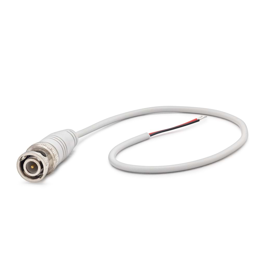 HADRON HDX5507 Kablolu BNC Konnektör 30 cm Beyaz
