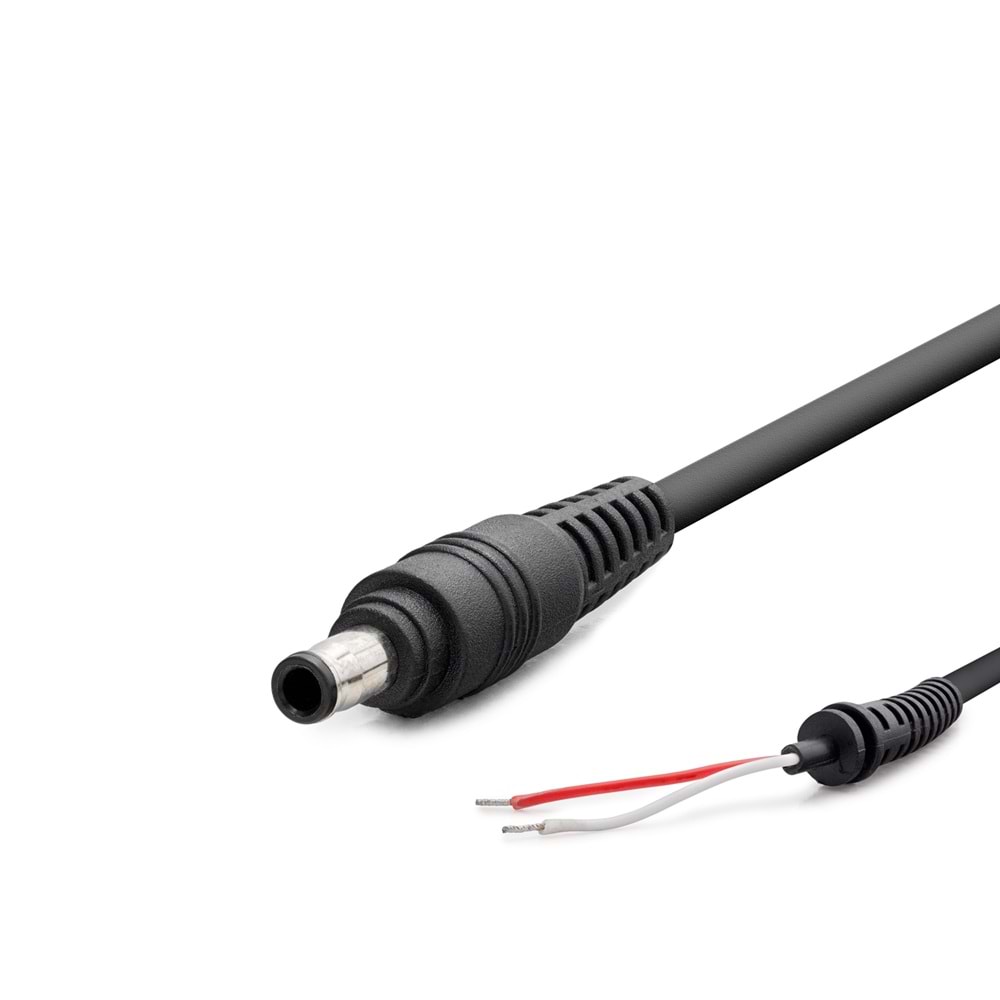 HADRON HDX5510 Laptop Adaptör DC Jack Kablosu 5.0x3.0 mm 1.2 m 90W Siyah