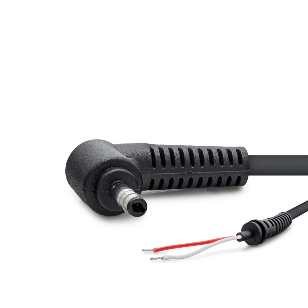 HADRON HDX5512 Laptop Adaptör DC Jack Kablosu 4.0x1.7 mm L Tip 1.2 m 90W Siyah