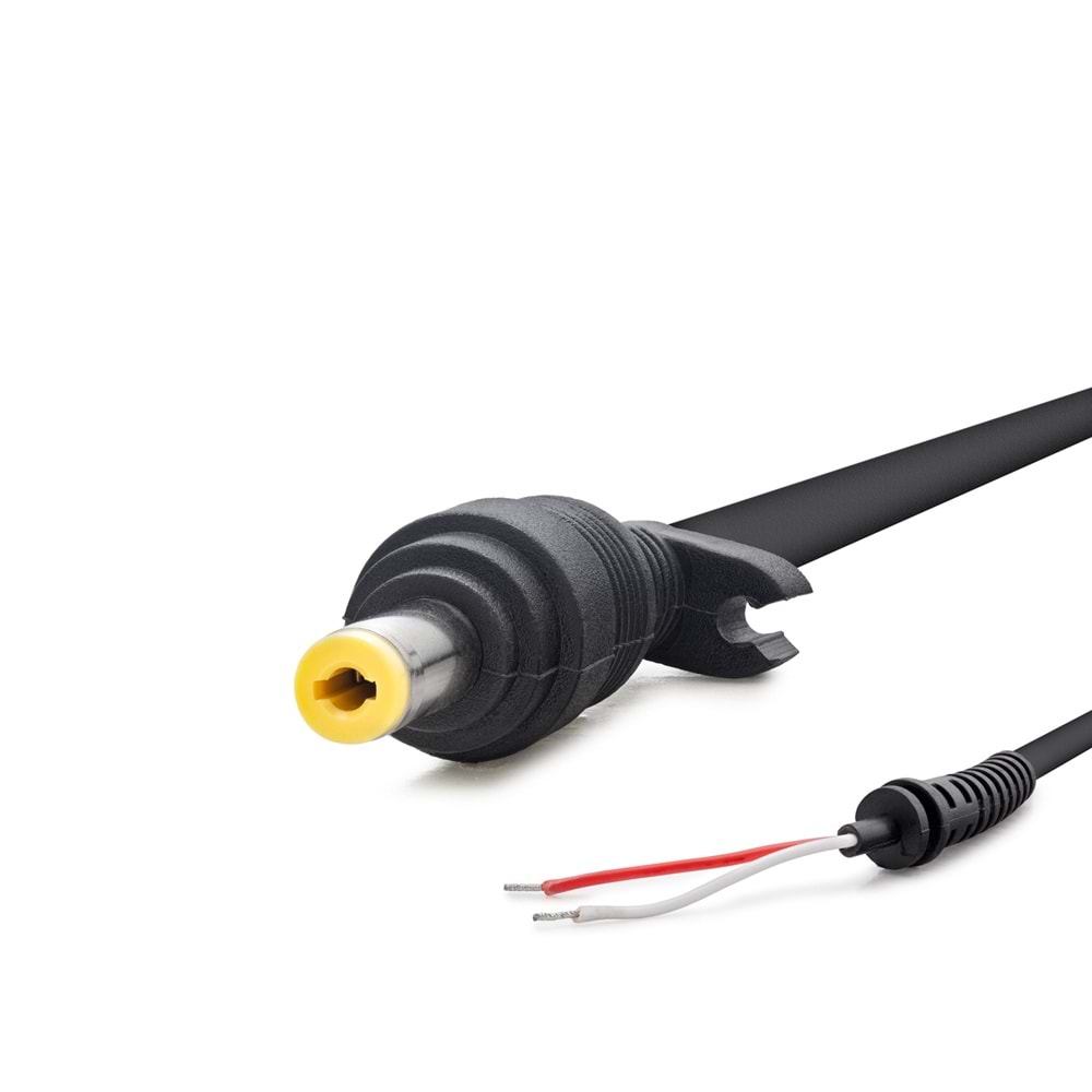 HADRON HDX5541 Laptop Adaptör DC Jack Kablosu 4.8x1.5 mm 1.2 m 90W Siyah