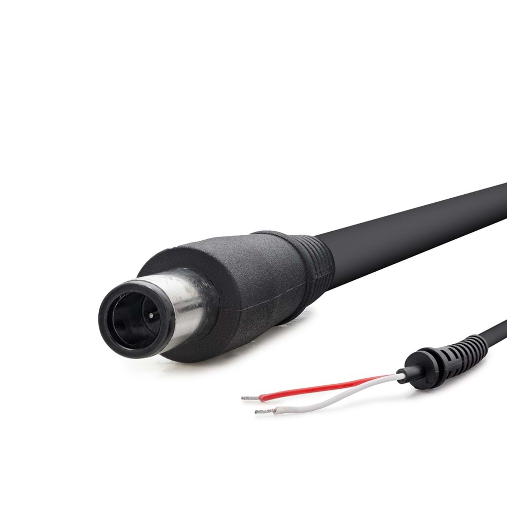 HADRON HDX5553 Laptop Adaptör DC Jack Kablosu 7.4x5.0 mm 1.2 m 90W Siyah