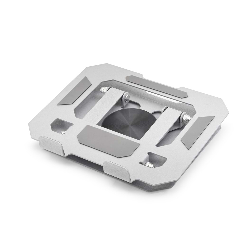 HADRON HDX8022 Ayarlanabilir Katlanabilir Tablet ve Telefon Standı 360° Döner Metal Gri