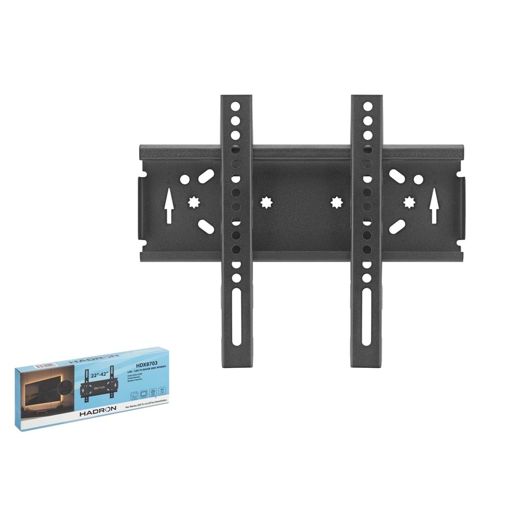 HADRON HDX8703 TV Askı Aparatı 22-42 İnç 20 Kg Siyah