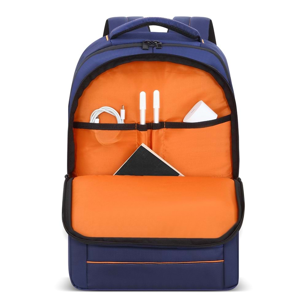 MACK MCC006BL Office 15.6 İnç USB Notebook Sırt Çantası Lacivert