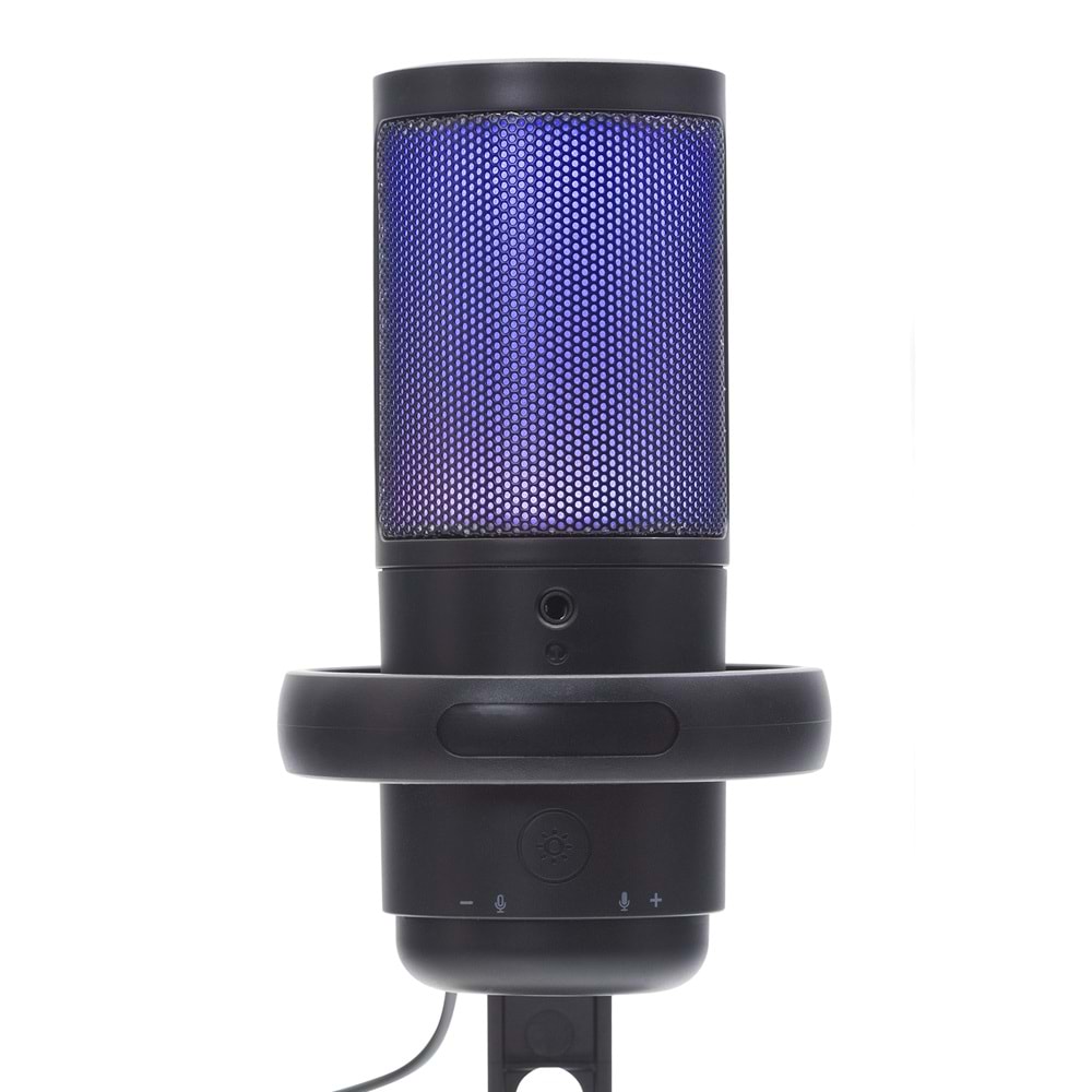 HADRON ME6PB Gaming RGB Masaüstü Mikrofon Type-C 192kHz 24Bit Siyah