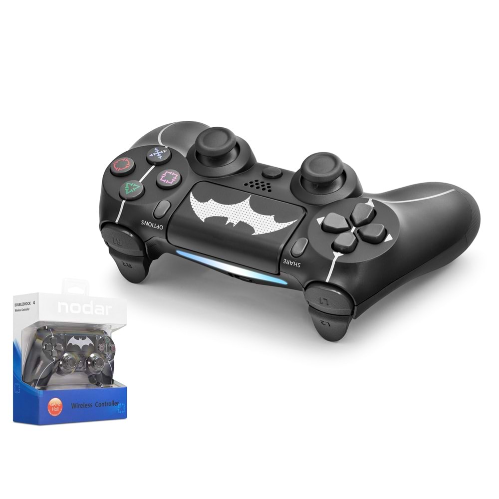 NODAR ND400AG Bluetooth GamePad Oyun Kolu PS4 Uyumlu DoubleShock 4 Siyah
