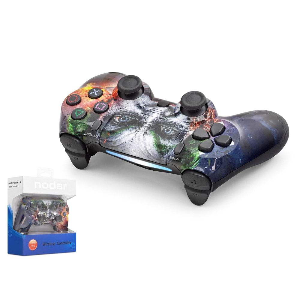NODAR ND400AL Bluetooth GamePad Oyun Kolu PS4 Uyumlu DoubleShock 4 Karışık Renkli