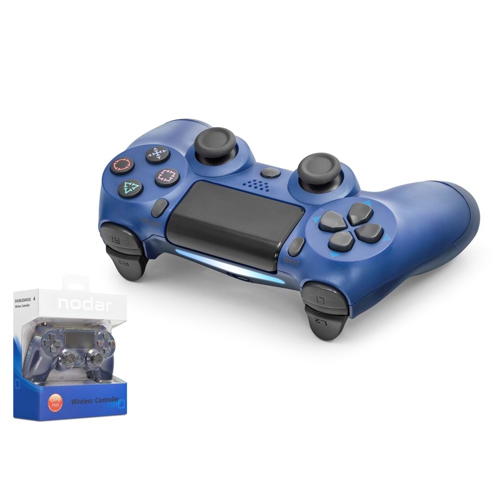 NODAR ND400F Bluetooth GamePad Oyun Kolu PS4 Uyumlu DoubleShock 4 Lacivert