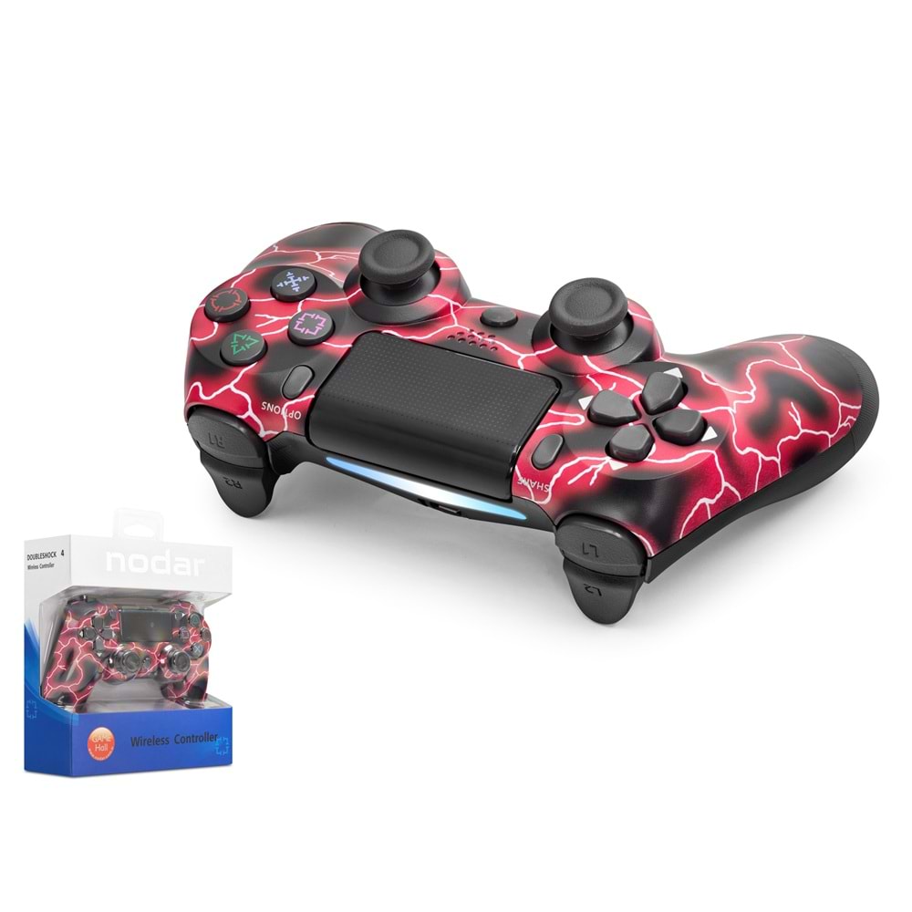 NODAR ND400P Bluetooth GamePad Oyun Kolu PS4 Uyumlu DoubleShock 4 Karışık Renkli