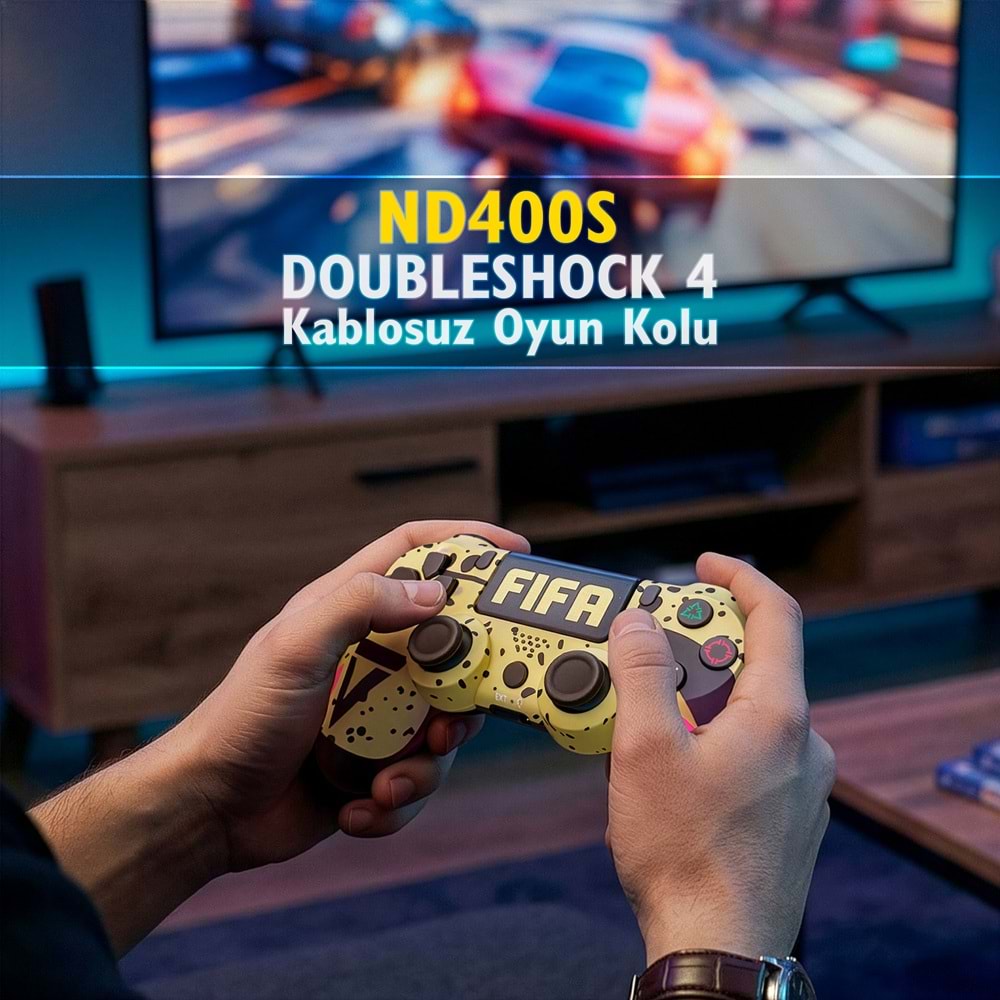 NODAR ND400S Bluetooth GamePad Oyun Kolu PS4 Uyumlu DoubleShock 4 Karışık Renkli
