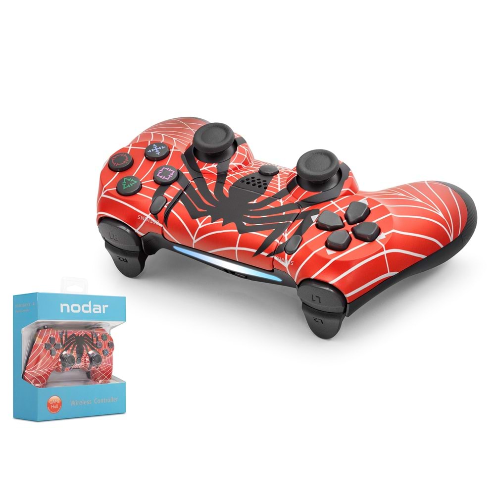 NODAR ND400T Bluetooth GamePad Oyun Kolu PS4 Uyumlu DoubleShock 4 Karışık Renkli
