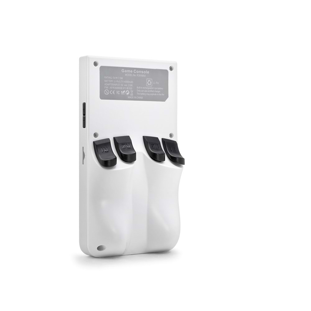 NODAR ND759 Retro El Oyun Konsolu 4 İnç Ekranlı 256 GB Kart Destekli 4000 mAh Bataryalı Beyaz