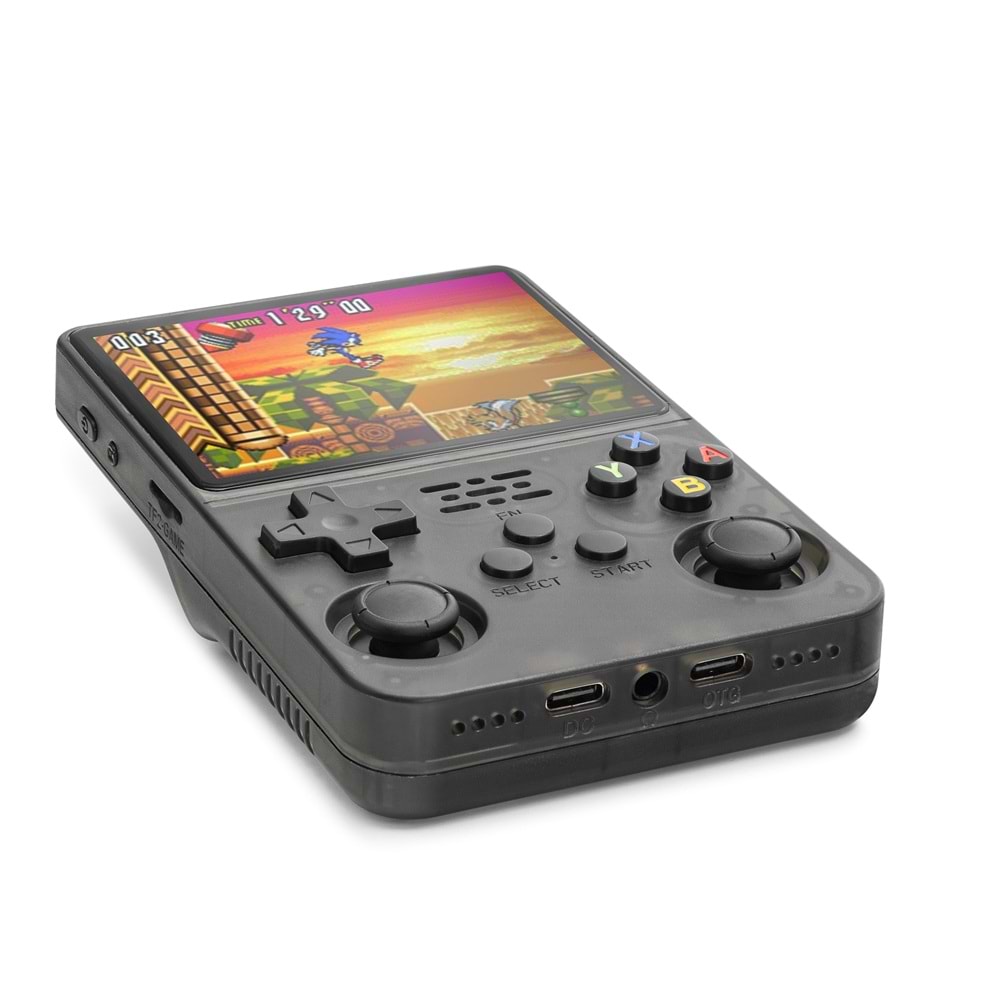 NODAR ND760 Retro El Oyun Konsolu 3.5 İnç IPS Ekranlı 1 GB RAM 3000 mAh Bataryalı Siyah
