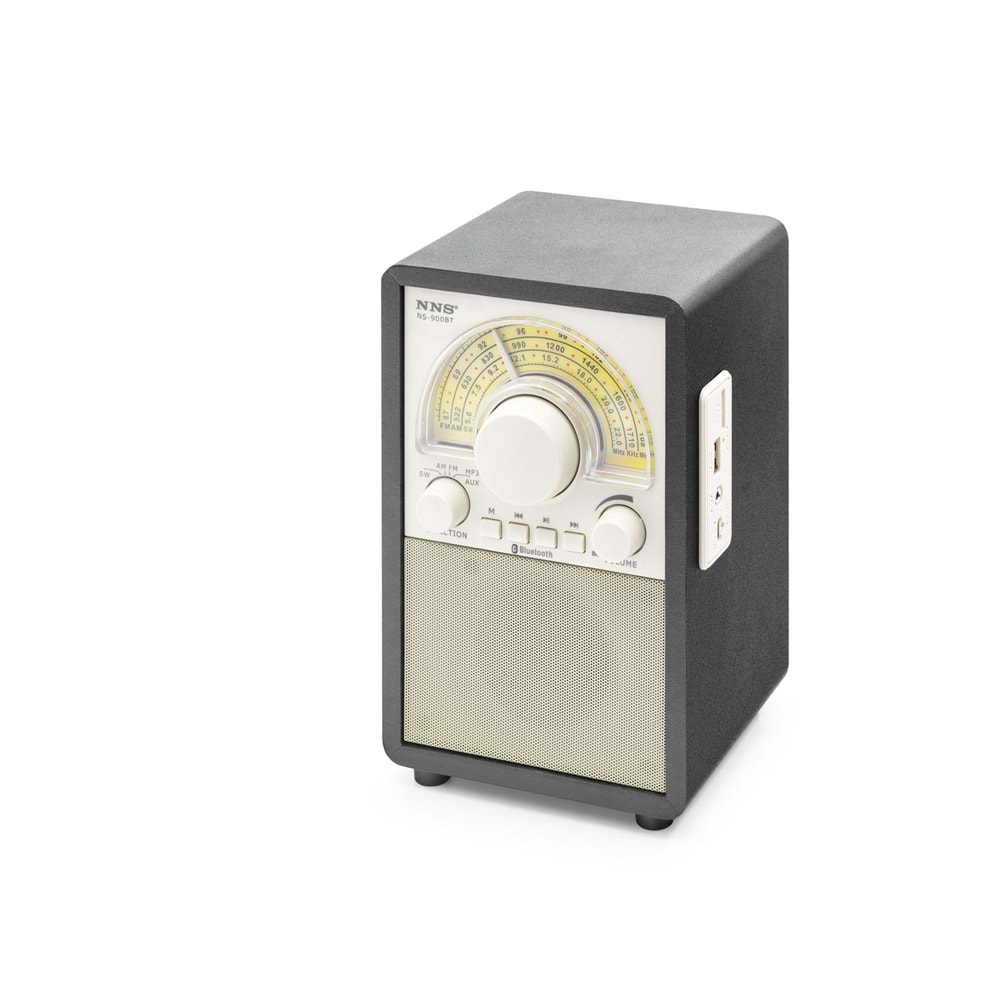 NNS NS900BT Bluetooth Nostaljik FM Radyo USB TF AUX Hoparlör