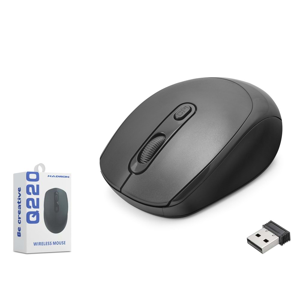HADRON Q220K Kablosuz Mouse 1600 DPI 25li Paket Siyah Beyaz Mavi Pembe Turuncu
