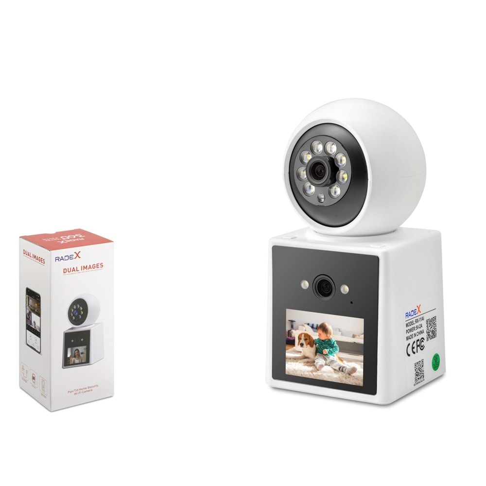 RADEX RX-11AI Wifi Konferans Kamera 3Mp Lens Ir Beyaz