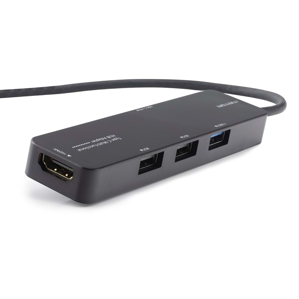 iETOP TUH305 Type-C 3.2 Gen1 Combo Hub PD HDMI 4K 5 Port 5 Gbps Siyah