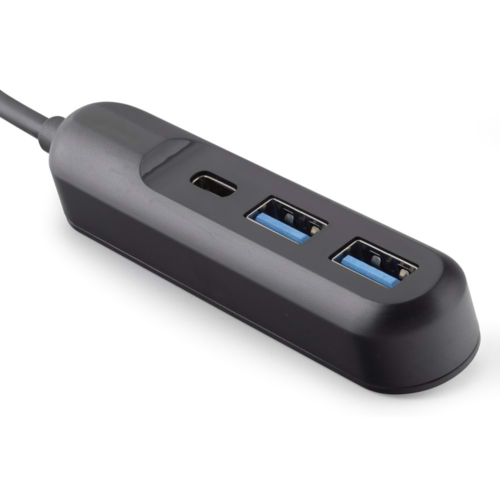 iETOP U35G05 USB Type-C 3.2 Gen1 Hub 3 Port 5 Gbps Siyah