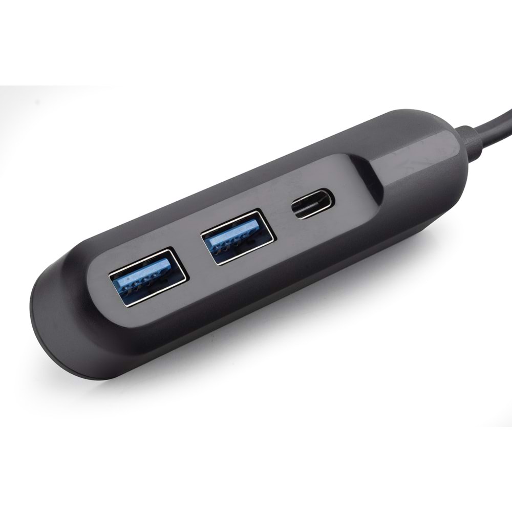 iETOP U35G05 USB Type-C 3.2 Gen1 Hub 3 Port 5 Gbps Siyah