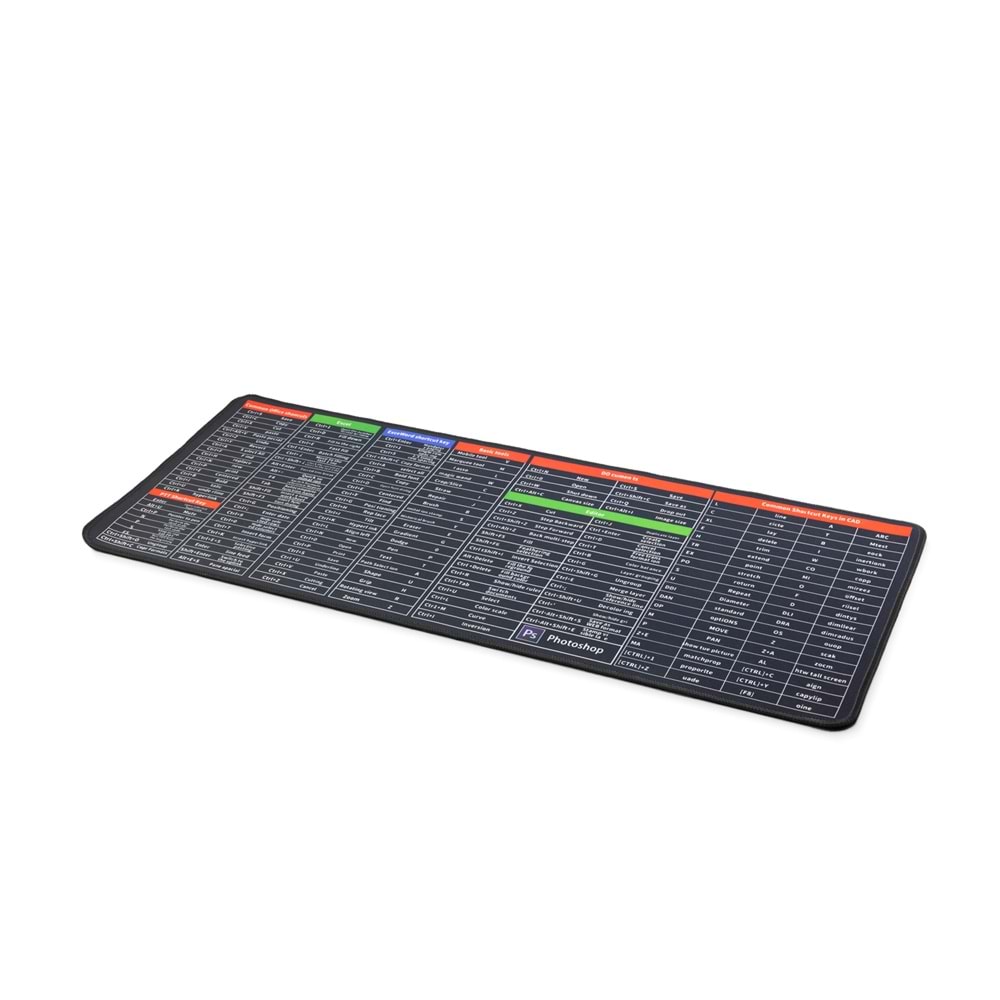 HADRON ZR915 Mouse Pad 300 x 700 mm PC Kısayollar