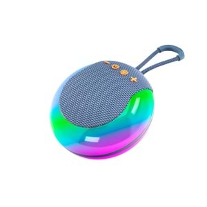 HADRON BS26 Bluetooth Mini Hoparlör 5W FM Radyo USB TF RGB